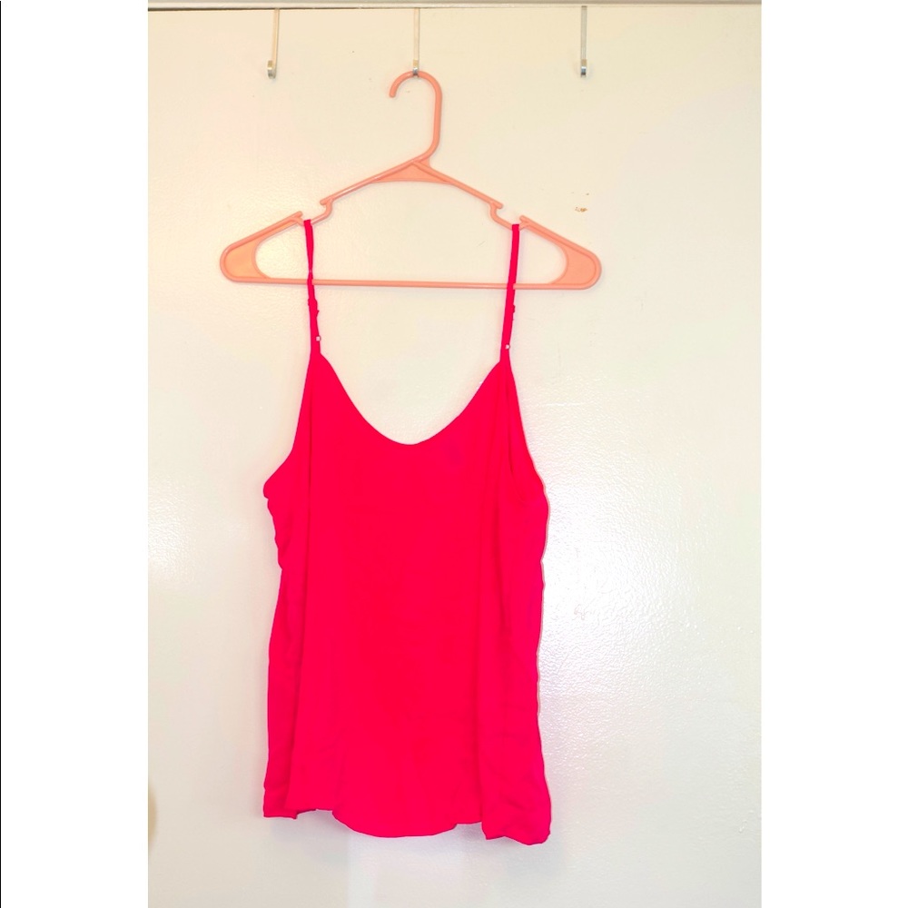 Neon pink Forever21 tank top